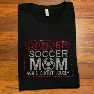 Soccer Mom bling tee!